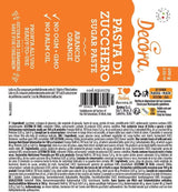 0310172 FONDENTE ALL'ARANCIA 100 G Pasta di zucchero Naty Shop