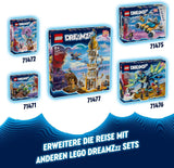 Il set della macchinina o dello shuttle spaziale LEGO Dreamzzz 2 in 1 di Mr Oz include le minifigure di Mr Oz, Albert e Jayden, regalo spaziale per bambini 8+ 71475 Set di costruzione Besuche den LEGO-Store