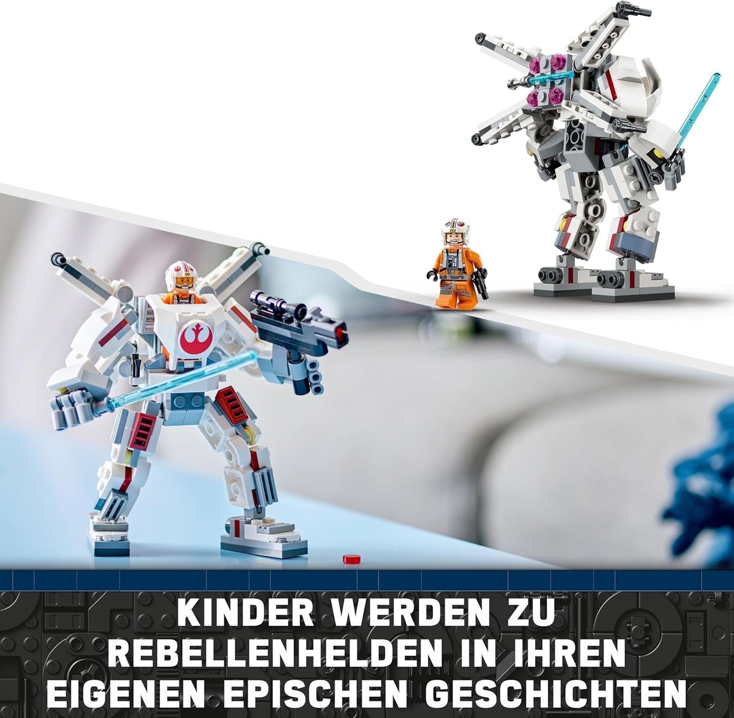 Mech X-Wing di Luke Skywalker LEGO Star Wars, mattoncini giocattolo da collezione, azione e avventura, idea regalo per ragazzi e ragazze creativi dai 6 anni in su 75390 Set da costruzione Besuche den LEGO-Store