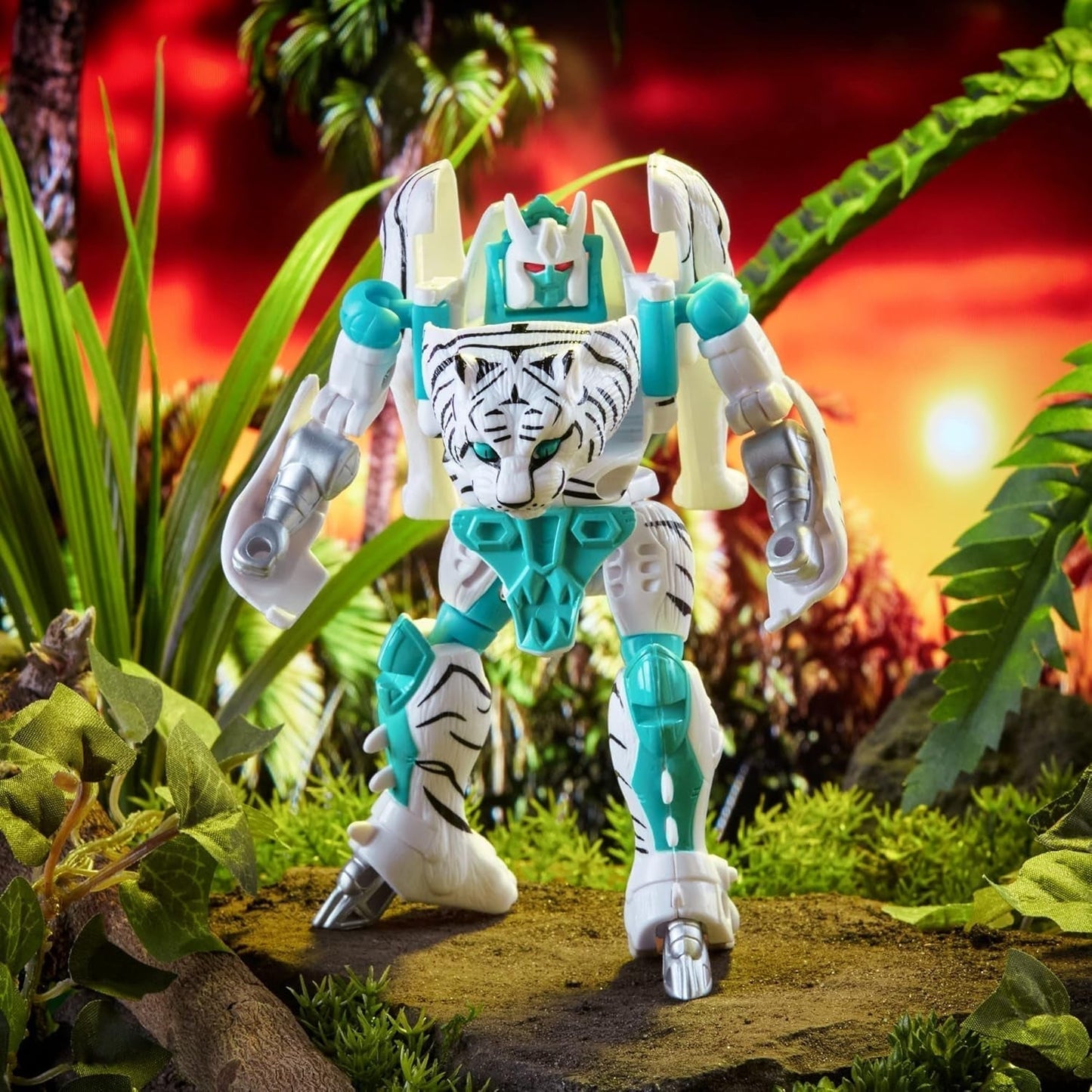 Transformers Toy Vintage Beast Wars, Action Figure Tigatron da collezionare (12,5 cm), per adulti e bambini 8+, F4225, Multi, Action Figure taglia unica Naty Shop