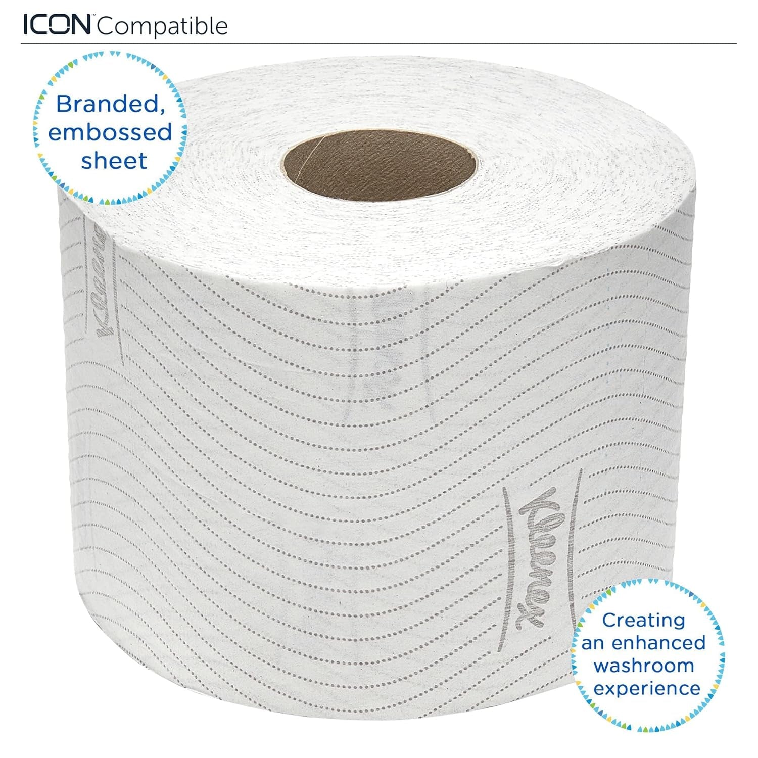 Kleenex Standard Roll 8441 Carta igienica - Carta igienica a 2 veli - 6 confezioni da 6 rotoli x 600 fogli ciascuno, bianco (36 rotoli/21.600 fogli totali)