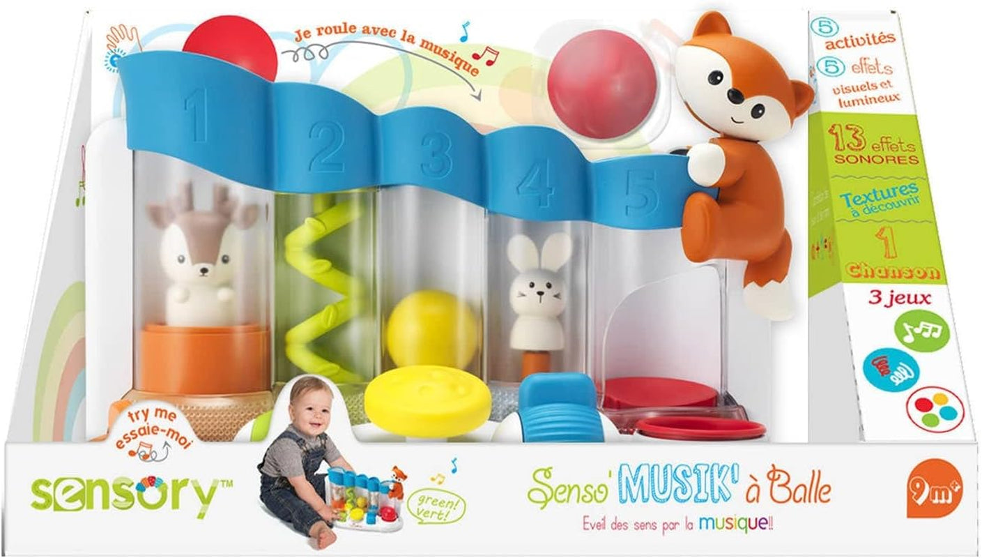 Infantino 216428 Sfera sensoriale Drop Piano Senso, Multicolore Giochi per bambini Naty Shop