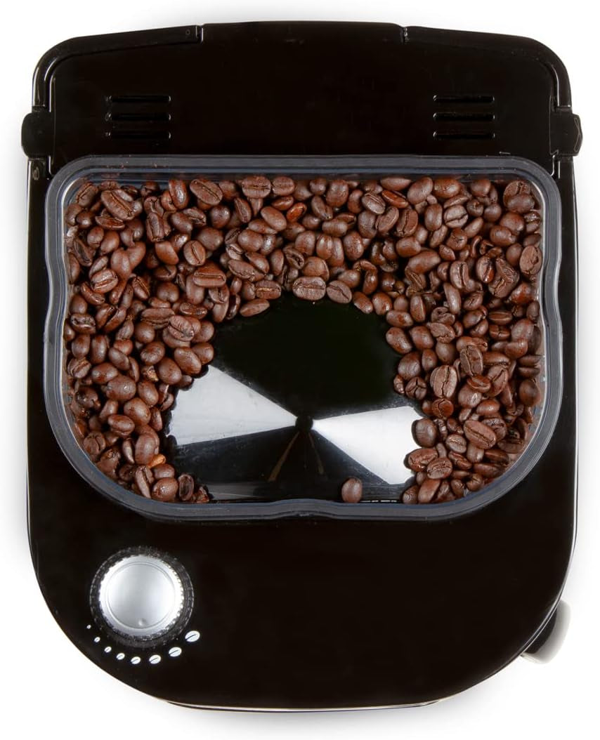 Macchina per caffè espresso DOMO DO721K "Grind and Brew" - Funzione Bean-to-Cup - Display LCD - Per caffè macinato o in grani interi - 1,5 L