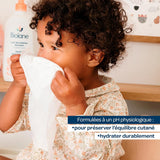 BIOLANE - Salviettine umidificate per viso e mani per bambini - Confezione da 6 - 384 salviette (6 x 64 cm) - Pulisce e protegge - Articoli da toeletta - Ipoallergenico - Per pelli sensibili - 97% ingredienti naturali - Prodotto
