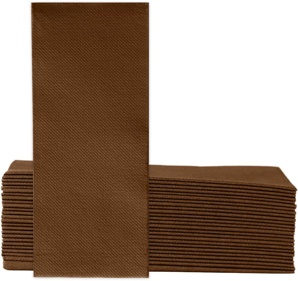 Soft Point 50 fazzoletti di carta 1/8 di piega Fazzoletto di carta usa e getta di alta qualità 32X38 cm Champagne