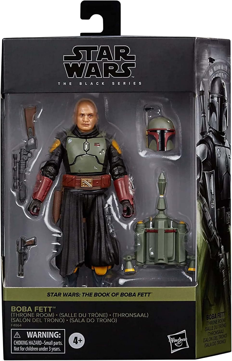 Star Wars Hasbro Black Series Boba Fett (Sala del Trono): Figura da collezione Il Libro di Boba Fett, per bambini dai 4 anni in su, Multi, Action Figure da 15 cm di altezza Naty Shop