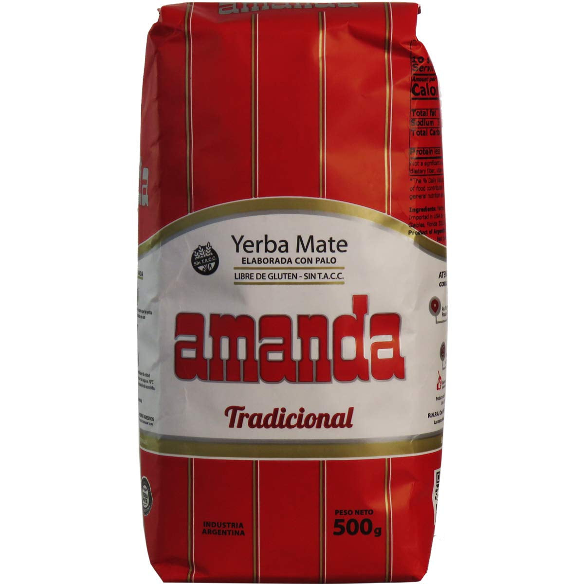Elaborada Yerba Mate Tè 500G | Tè Mate Tradizionale | Yerba Mate Tea Elaborada Con Palo Foglie sfuse 0.5 Kg