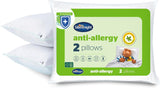 Silentnight Cuscino Morbido Anti-Allergia Confezione da 2 Cuscini di Supporto Morbido in Fibra di Piuma Ideale per chi dorme sulla pancia e sulla pancia Ipoallergenico e Lavabile in Lavatrice Confezione da 2 Cuscini Standard Naty Shop Confezione da 2 Supporto Morbido