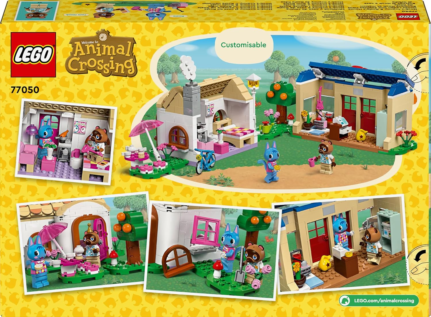 Set LEGO Animal Crossing Nook's Shop e Sophie's House, giocattolo creativo per bambini con 2 mini personaggi della serie di videogiochi, regalo per ragazze e ragazzi a partire da 7 anni 77050 Set da costruzione Besuche den LEGO-Store