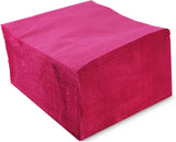 Ser42307107 Collezione lampada a sospensione, tovagliolo 40 X 40, 2 veli, 1/4 piega, 100 tovaglioli, 2 veli liscio con bordo, fucsia