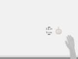 Posacenere Excèlsa Home 9 cm, bianco