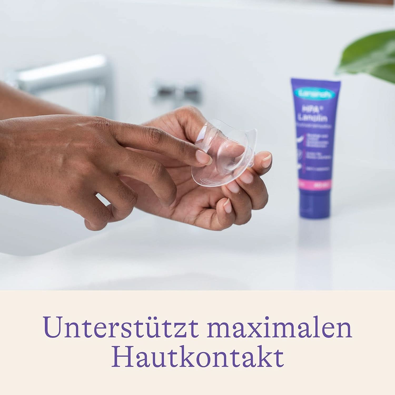 Lansinoh Stillhütchen 24 Mm (Größe 2), 2 Pezzi Inkl. Scatola portaoggetti - Angenehmes Tragegefühl - Trotz Anlegeschwierigkeiten Weiter Stillen Accessori Alimentazione e Allattamento Bebe Naty Shop