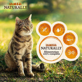 IAMS Alimento Umido Naturale per Gatti in Salsa - Alimento Umido di Alta Qualità con Pesce per Gatti Adulti, Collezione Mare, 12 x 85g