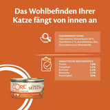 Wellness CORE Signature Selects 8 x 79g, Mix Manzo, Pollo e Tacchino - Cibo umido per gatti, deliziose strisce in salsa, senza cereali, naturale, ipoallergenico, ricco di proteine, ricco di carne