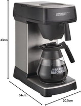 Macchina per caffè espresso F454 Novo, 1,5 L, Nero, 430 (A) x 205 (L) x 340 (P) mm