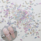50 pz Piccoli Zirconi Rombo Glitter Pietre per Unghie Portachiavi Colori misti Strass scintillanti Ciondoli per unghie Mini Rombo Cristalli per unghie Unghie con diamanti Strass Ciondoli per unghie Accessori per unghie Nail Art