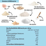 MISCELA PER TORTA ALLA VANIGLIA A BASSO CARBONE - preparato per torte o pancake biologico, senza glutine, ricco di proteine ​​Naty Shop Kitchen