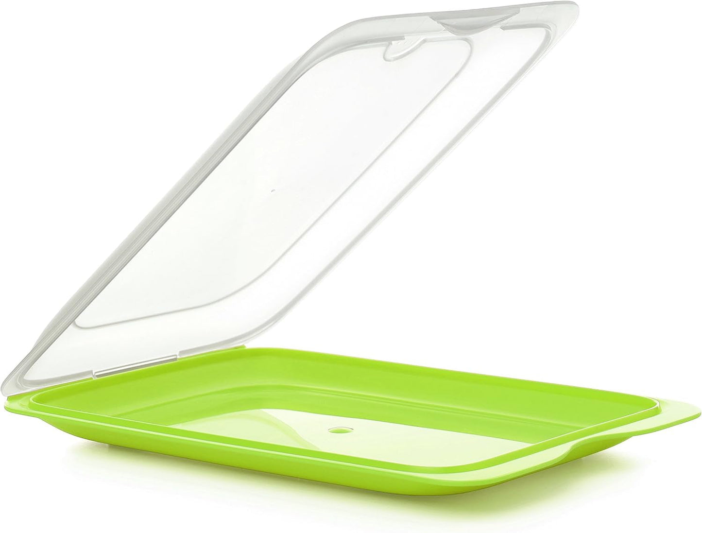 TATAY Fresh Slicer Box Set da 4, senza BPA, riutilizzabile, impilabile, lavabile in lavastoviglie e MWO, colori casuali. Misura 17 cm x 3,2 cm x 25,2 cm Naty Shop Scatole per la conservazione degli alimenti Contenitore per salsicce - Set di 3