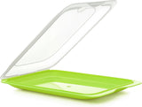 TATAY Fresh Slicer Box Set da 4, senza BPA, riutilizzabile, impilabile, lavabile in lavastoviglie e MWO, colori casuali. Misura 17 cm x 3,2 cm x 25,2 cm Naty Shop Scatole per la conservazione degli alimenti Contenitore per salsicce - Set di 3