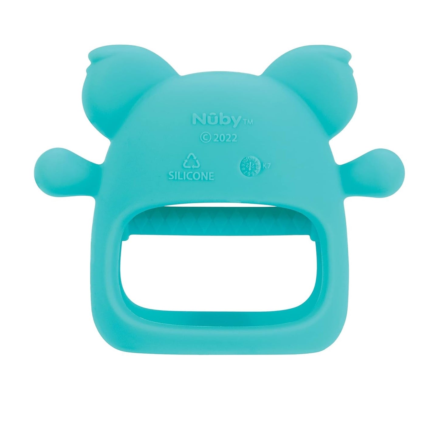 Nuby - Guanto dentale in silicone, senza BPA, Blue Koala, da 3 mesi in su