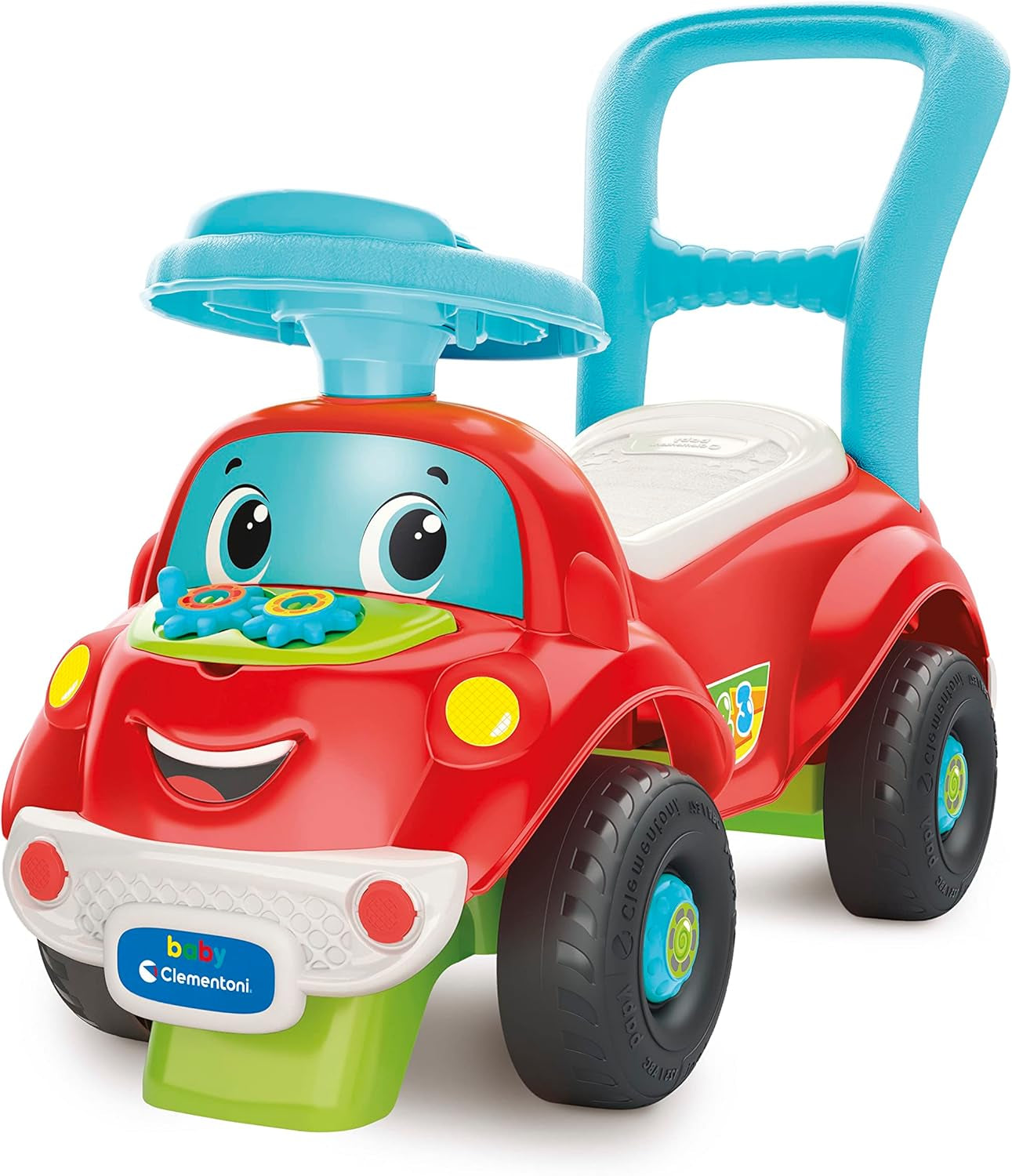Clementoni - 17747 - Nicolò Go Go 3 in 1 - Macchinina da corsa, altoparlante elettronico per apprendimento, primi passi, luci e suoni, gioco per bambini da 1 anno - Made in Italy Giocattoli Bebe Naty Shop Titolo predefinito