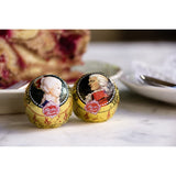 Rebel, Duet Mozart Kugeln, confezione da 2, palline di Mozart al cioccolato fondente ripiene di pistacchio e marzapane, mandorle e torrone alle nocciole, 40g (2 palline di Mozart)