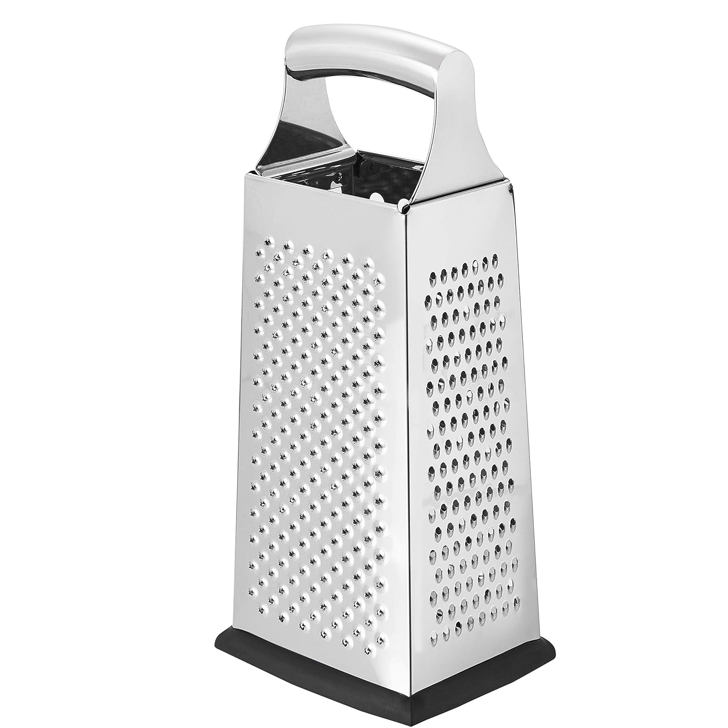 Peeler Naty Shop robusta grattugia quadrata in acciaio inox con base antiscivolo