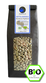 Bio Rohkaffee - Grüner Hochland Kaffee Honduras Highland (grüne Kaffeebohnen 500g) - certificato GMP