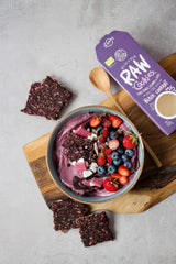 DIET-FOOD RAW Biscotti biologici al ribes nero Snack salutare Deliziosi biscotti da ufficio Senza conservanti 100 g (1 confezione)