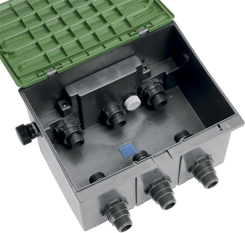 Manicotto di collegamento Gardena corto: giunto per il collegamento sicuro del pozzetto per valvole, adatto per pozzetti per valvole V1 e V3, accessorio originale Gardena (5319-20)