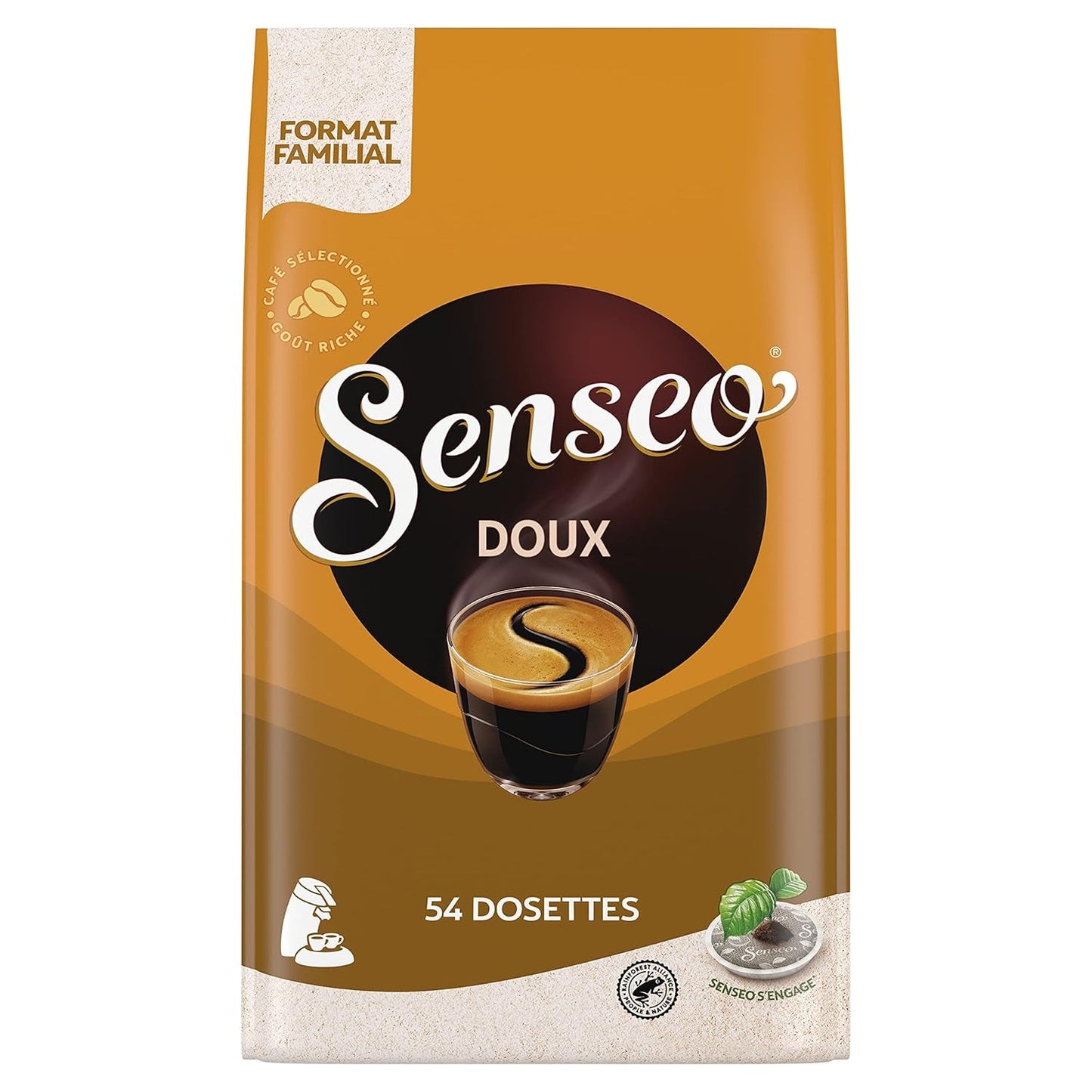 Senseo Kaffeepads Doux Sanft 54 ​​pastiglie