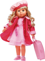Bayer Design 94635AA Charlene bambola interattiva funzionale con capelli e occhi assonnati, parla e canta 90 frasi, 2 poesie e 8 canzoni, 46 cm, rosa