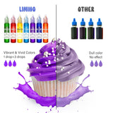 Colorante alimentare in gel - Colorante alimentare arcobaleno per torte, dolci, biscotti, amaretti - Colorante alimentare concentrato senza zucchero per decorare torte, bevande, uova di Pasqua, slime - 15 g ciascuno