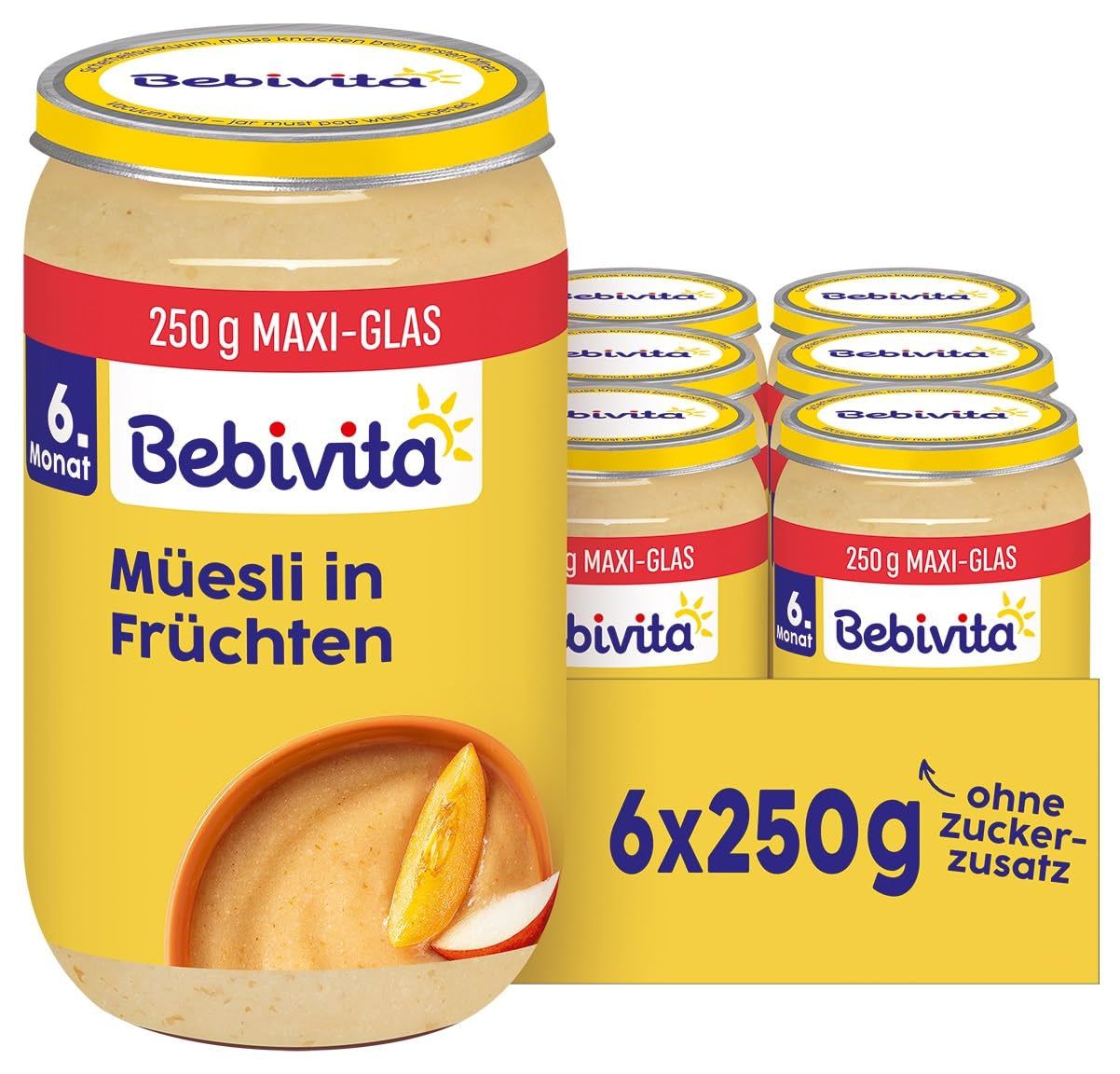 Muesli con frutta e cereali, 250g, conf. da 6 (6x250g)