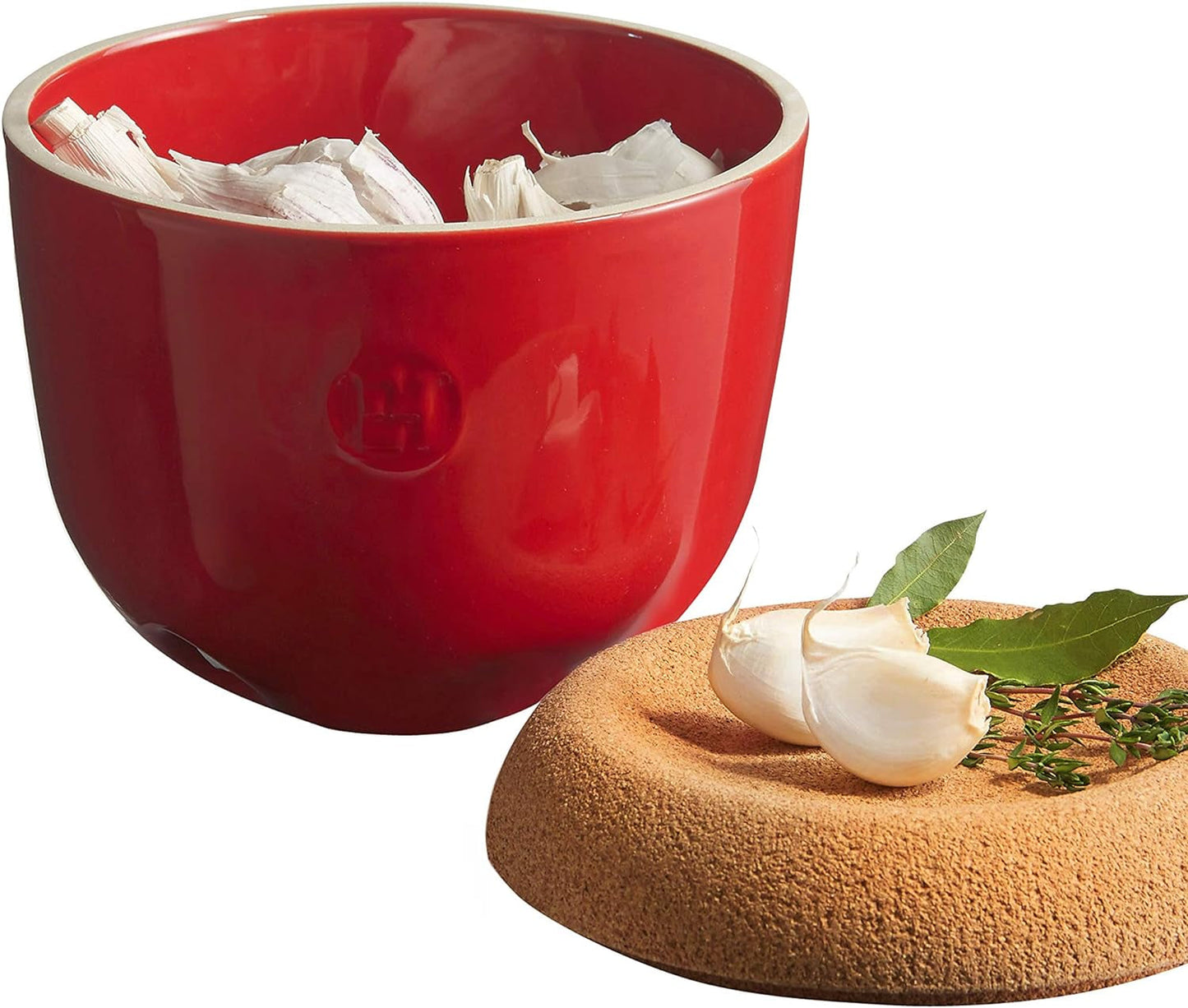EH348763 Pentola per aglio, ceramica, 14,6 x 14,6 x 13,4 cm, ceramica, Grand Cru, 14,6 x 14,6 x 13,4 cm Scatole per alimenti Naty Shop