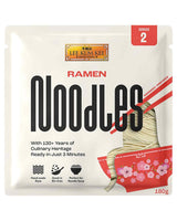 LEE KUM KEE Ramen Noodles - Ramen asiatico dalla consistenza delicata e fine, il classico per zuppe di ramen e piatti wok, noodles semisecchi, due porzioni per confezione, confezione multipla da 6 x 180 g