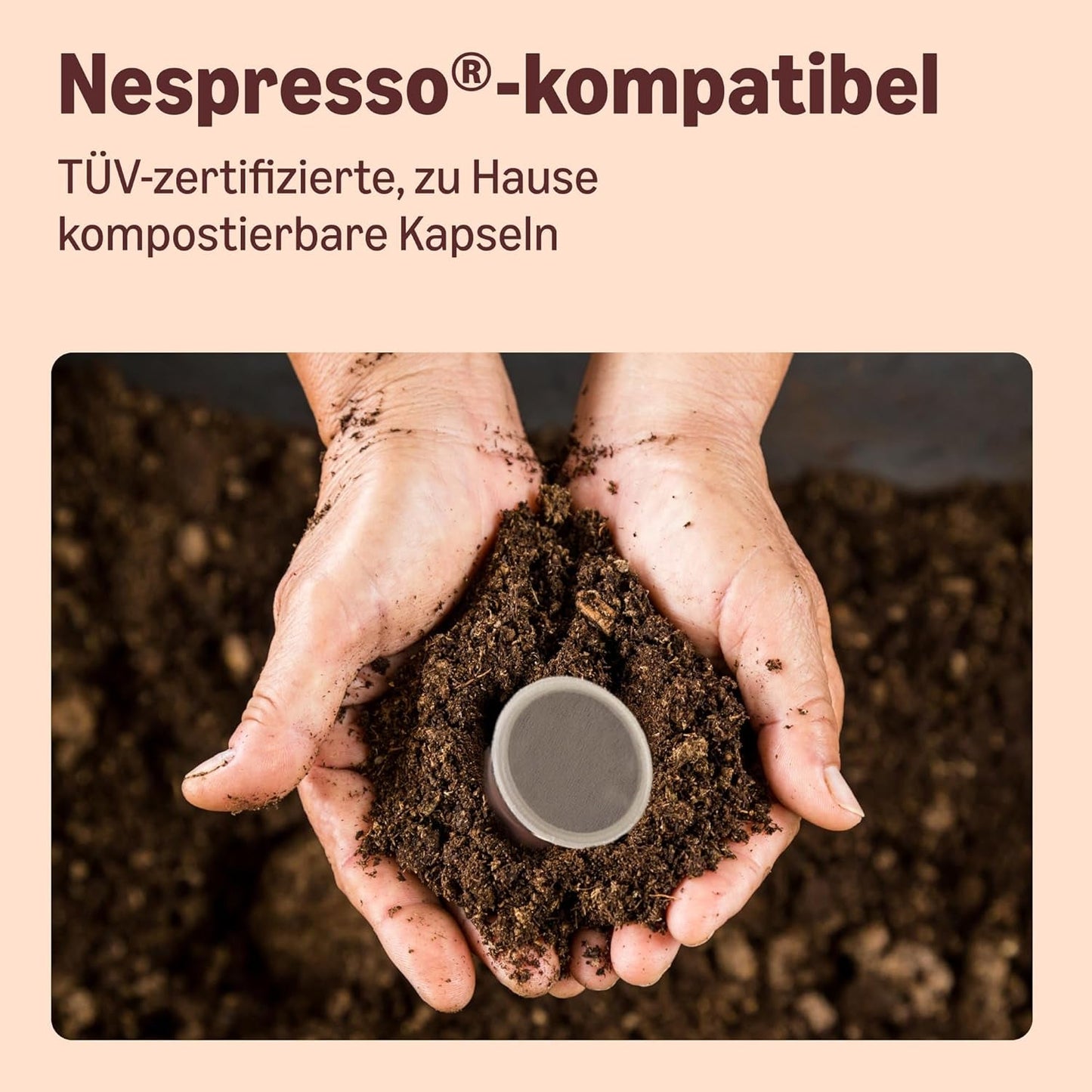 Di Amazon Heimkompostierbare Kaffeekapseln, compatibile con Nespresso, 100% kolumbianischer Arabica, 20 Stück – Rainforest Alliance-zertifiziert