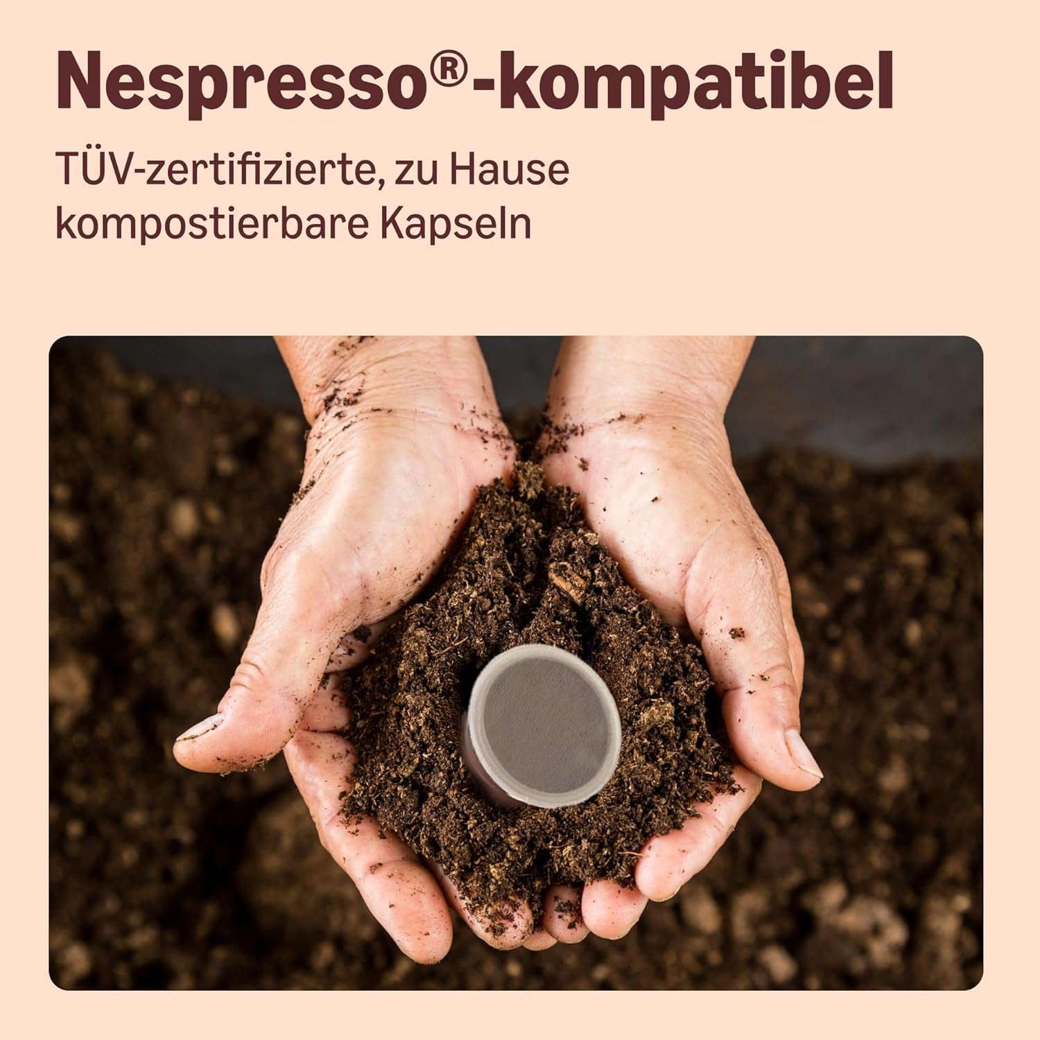 Di Amazon Heimkompostierbare Kaffeekapseln, compatibile con Nespresso, 100% kolumbianischer Arabica, 20 Stück – Rainforest Alliance-zertifiziert