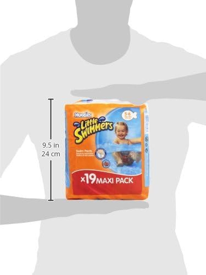 Pannolini da nuoto Huggies Little Swimmers taglia 5/6 (12-18 kg), 1 confezione da 19 pezzi