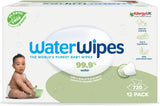 Waterwipes Plastikfreie, Texturierte Reinigungstücher Für Kleinkinder & Babies, 240 Stück (4 Packungen), 99.9 % Wasserbasierte Reinigungstücher, Unperfümiert Für Empfindliche Haut Naty Shop 720 Stück (12Er Pack)