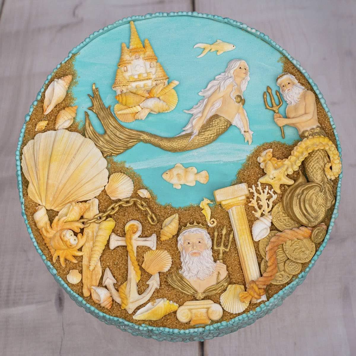 Katy Sue, stampo in silicone per decorazioni marine - capesante da cucina di Naty Shop