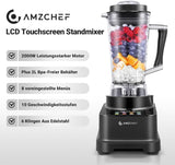 Frullatore AMZCHEF, 8 menu intelligenti e 10 velocità, touch screen LCD Kitchen Naty Shop