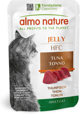 Almo Nature HFC Jelly cibo umido per gatti - con tonno, confezione da 24 (24 x 55g)