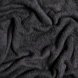 Brentford's Teddy Coperta in Pile Coperta da Letto Grande Peluche Super Morbida e Calda Copriletto per Divano Letto Nero - 150 X 200 Cm Letti e Coperte Besuche den Brentfords-Store