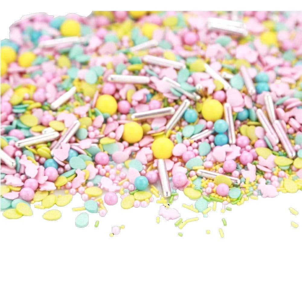Super Sprinkles, Hoppladihopp, Sprinkles con motivi pasquali, 90 grammi Naty Shop