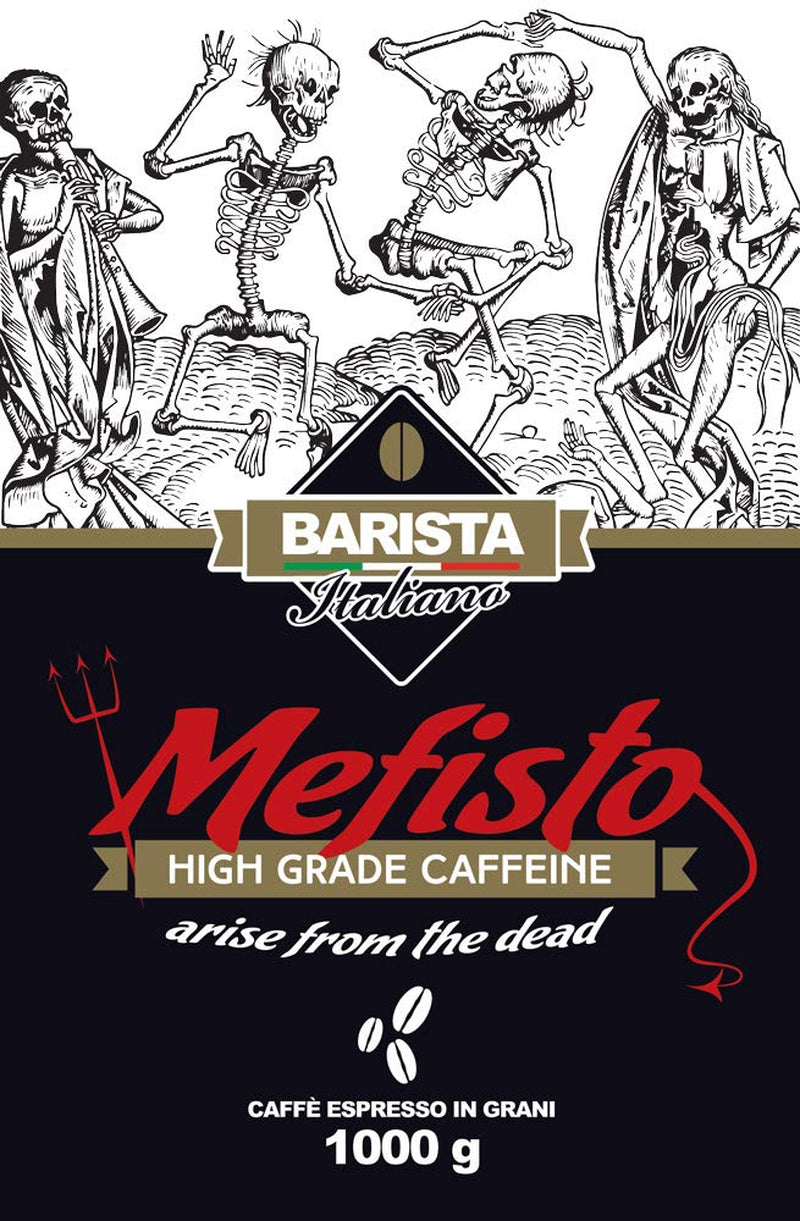 🔱 Mephisto – Caffè estremamente forte 🔱 Chicchi di caffè da 1 kg 🔱 Caffè ad alto contenuto di caffeina 🔱 Premio robusto