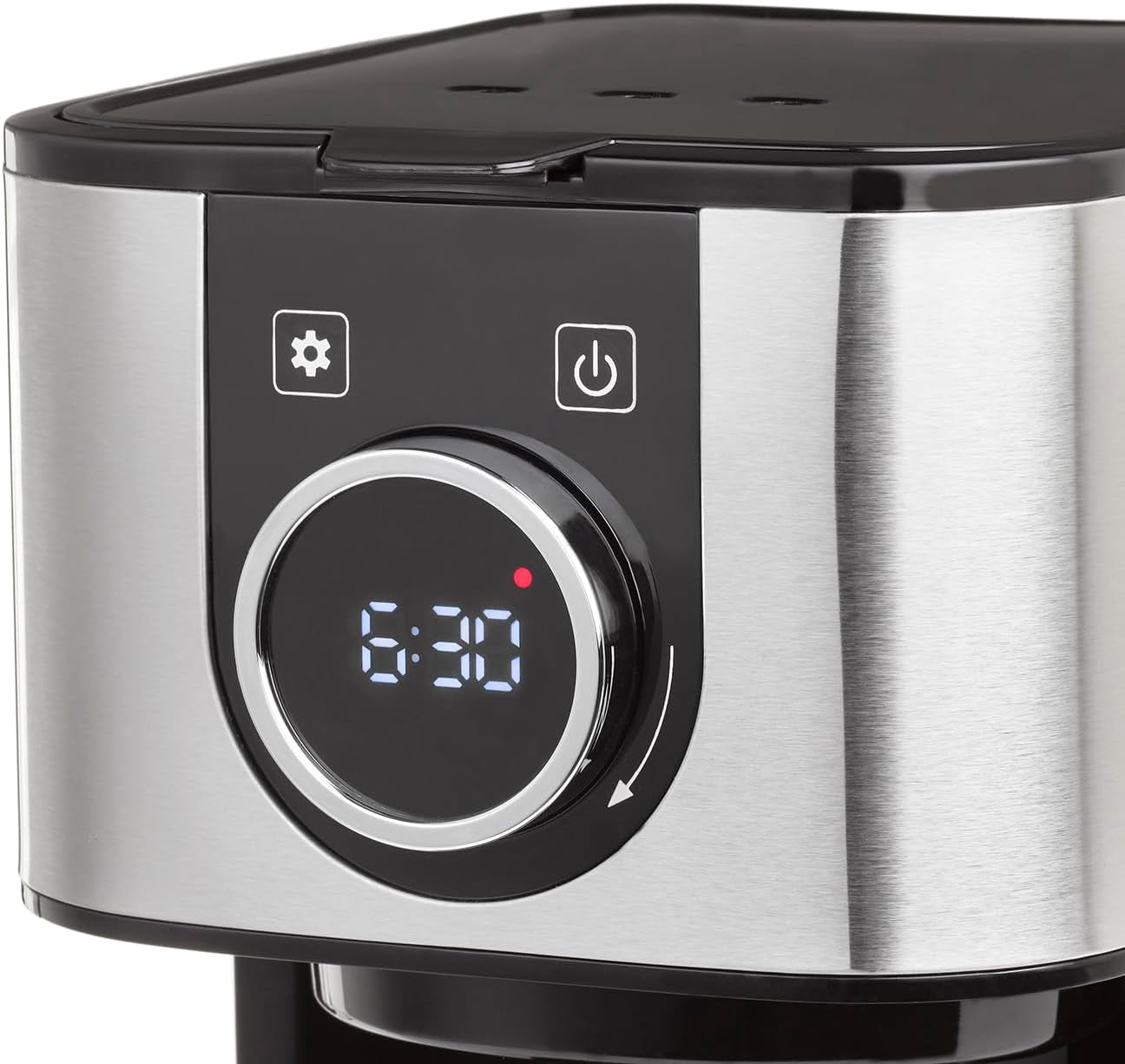 Caffettiera CASO Selection C 10 Thermo Design – Corpo in acciaio inox, caraffa isotermica da 1,2 l (10 tazze), comandi touch e timer, funzione Aroma PLUS, filtro permanente, filtro antigoccia
