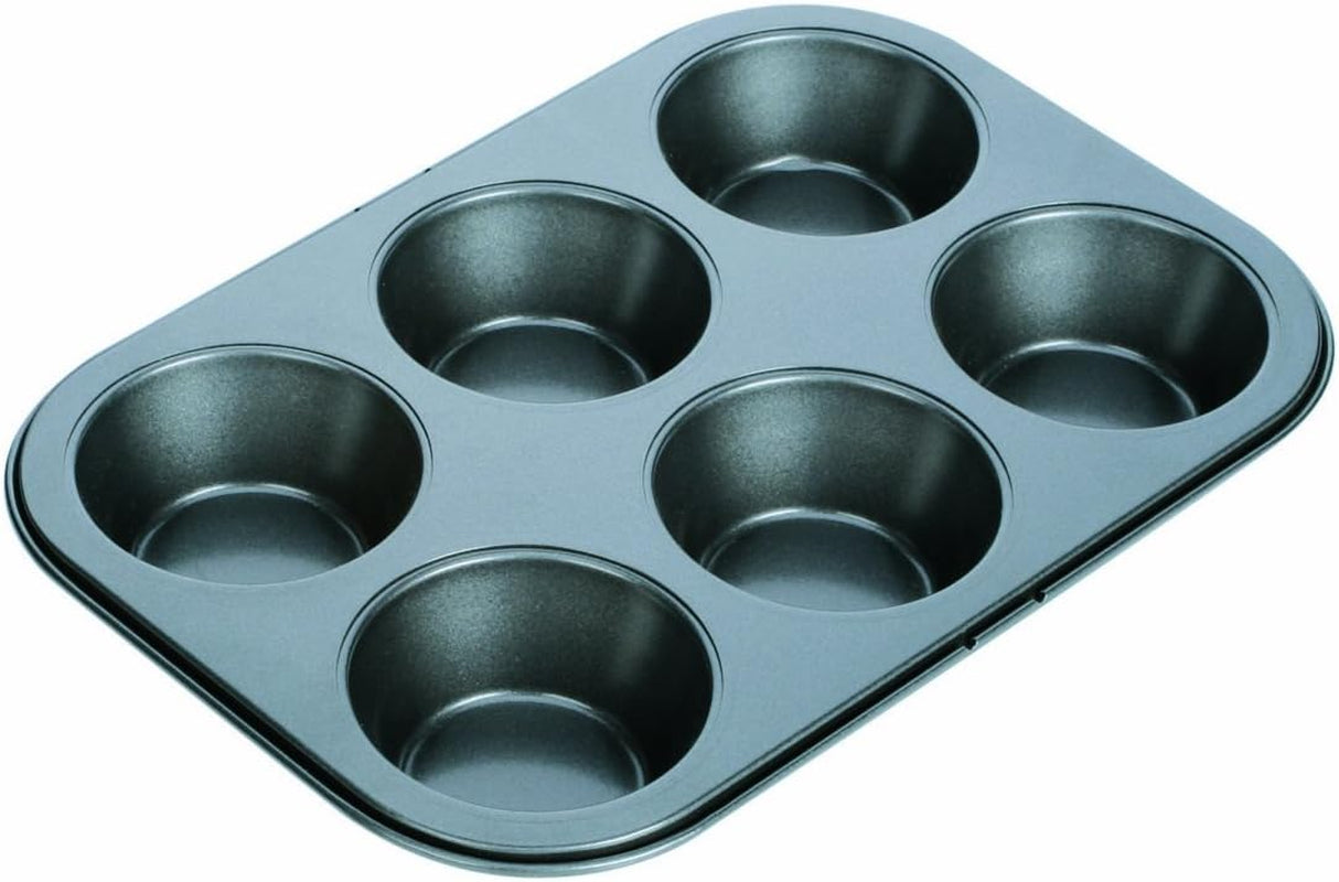 Backform, Nero, 26,5 X 18 X 3 Cm Stampi e teglie per cuocere Naty Shop 6 Muffin