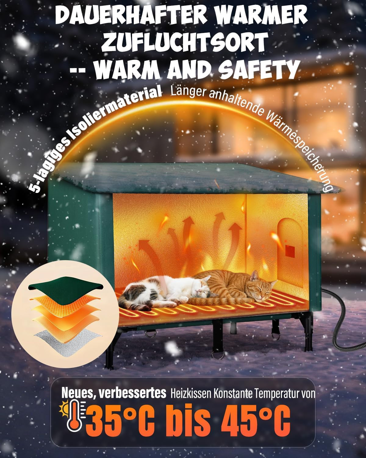 Coperte e Mobili, Animali Domestici, Grotte e Casette, Gatti, Lettine per gatti, Gatti - Letti, Materassi