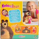 Masha e Michka bambola Masha da 12 cm e peluche Bärka da 20 cm per bambini da 3 anni in su MHA21